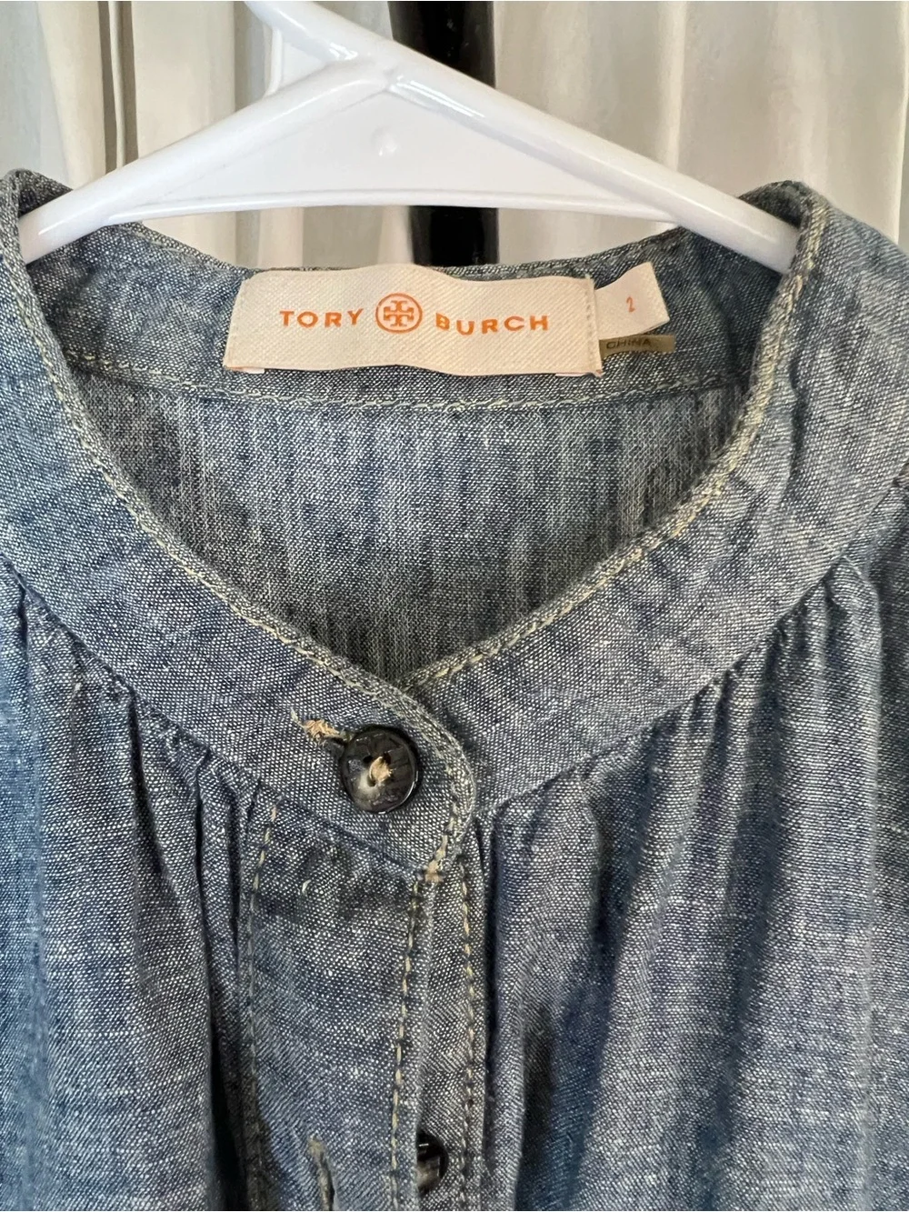 Tory Burch lightweight chambray